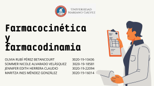 Farmacocinética y Farmacodinamia: Presentación Universitaria