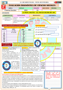 Evaluaci&oacute;n Diagn&oacute;stica de Ciencias Sociales - Secundaria
