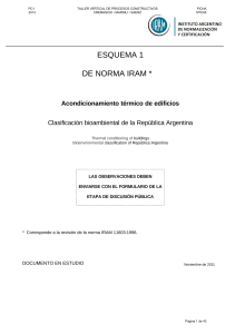 IRAM 11603: Acondicionamiento Térmico y Zonas Bioambientales