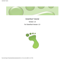 Greenfoot Tutorial: Learn Object-Oriented Programming