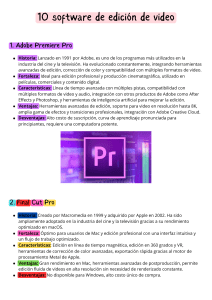 10 Software de Edici&oacute;n de Video: Comparativa y An&aacute;lisis