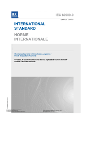 IEC 60909-0 : Calcul du courant de court-circuit
