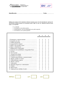 BAI: Cuestionario de Evaluaci&oacute;n de Ansiedad