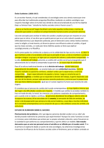 Durkheim y Weber: Sociología, Hechos Sociales y Suicidio