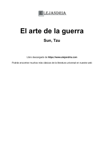 El Arte de la Guerra: Estrategias Militares de Sun Tzu