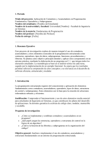 Contadores y Acumuladores en C++: Proyecto de Programación
