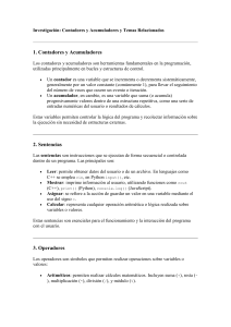 Contadores y Acumuladores en Programación: Guía Completa