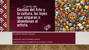 Arte, Cultura y Derecho en Bolivia: Presentación