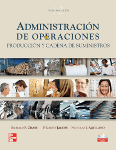 Administraci&oacute;n de Operaciones: Producci&oacute;n y Cadena de Suministros