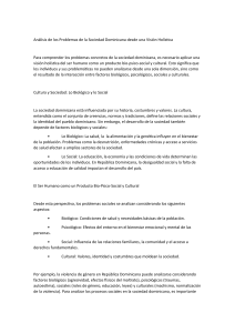 Análisis Holístico de la Sociedad Dominicana