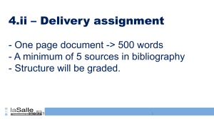 Transportation & Logistics Assignment