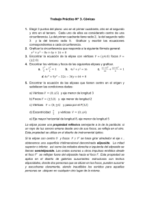 Ejercicios de C&oacute;nicas: Circunferencias, Elipses, Hip&eacute;rbolas y Par&aacute;bolas