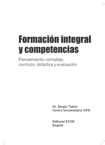 Formación Integral y Competencias: Pensamiento Complejo