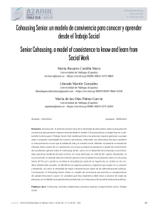 Cohousing Senior y Trabajo Social: Un Modelo de Convivencia