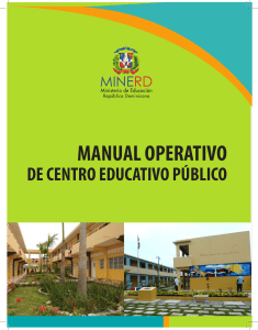 Manual Operativo Centro Educativo P&uacute;blico Rep&uacute;blica Dominicana
