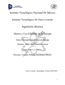 Ahorro de Energía: Normatividad en México