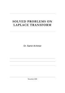 Solved Laplace Transform Problems & Examples
