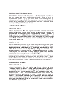 Trail Making Test (TMT) en Espa&ntilde;ol: Instrucciones y Pr&aacute;ctica