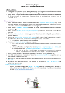 Criterios Trabajo Pensamiento y Lenguaje