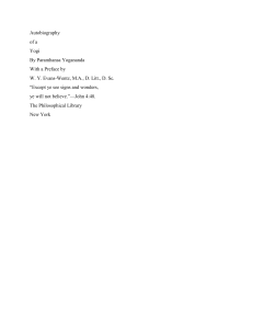 Autobiography of a Yogi by Paramhansa Yogananda