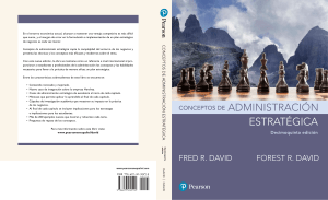 Conceptos de Administraci&oacute;n Estrat&eacute;gica, 15a Edici&oacute;n