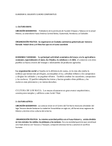 Cultura Maya vs. Azteca: Un Cuadro Comparativo