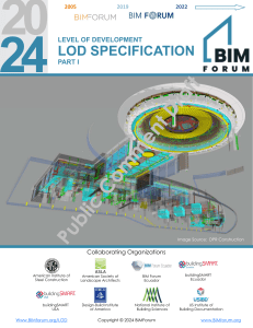BIM LOD Specification: Level of Development Standard