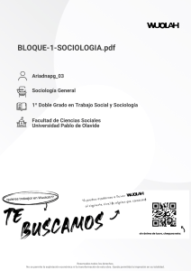 Apuntes Sociolog&iacute;a General: Or&iacute;genes, M&eacute;todos y Perspectivas