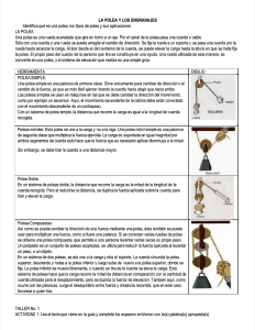 Poleas y engranajes: Guía para estudiantes