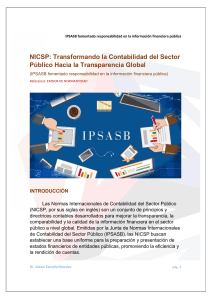 NICSP: Transparencia en la Contabilidad Pública
