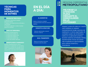 Mindfulness: Técnicas para Manejar el Estrés Diario