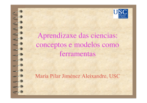 Aprendizagem de Ciências: Conceitos e Modelos