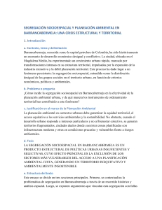Segregación y Planificación en Barrancabermeja: Análisis Espacial