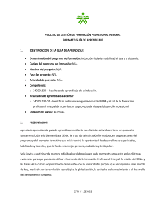 Gu&iacute;a de Aprendizaje SENA: Inducci&oacute;n Profesional Integral
