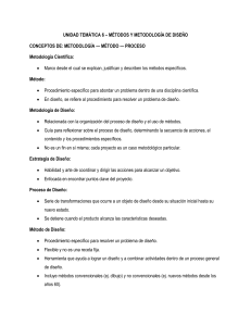 Métodos y Metodología de Diseño: Conceptos Clave