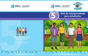 Gu&iacute;a de Autoaprendizaje 5to Grado - Educaci&oacute;n Media