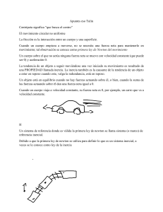 Apuntes de Física: Fuerza Centrípeta, Leyes de Newton y Más