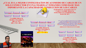 Configuración de Cables en Charolas: Análisis de Capacidad