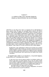 Cr&iacute;tica &Eacute;tica del Sistema: Negatividad de las V&iacute;ctimas