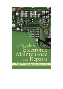 Electronic Maintenance & Repairs Guide