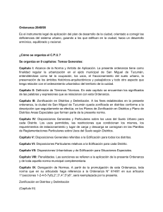 Ordenanza Municipal de Urbanizaci&oacute;n en San Miguel de Tucum&aacute;n
