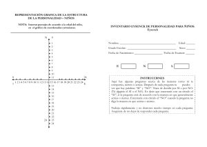 Inventario de Personalidad Eysenck para Niños