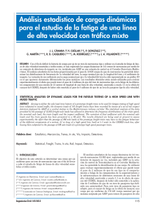 An&aacute;lisis de Fatiga en Ferrocarriles de Alta Velocidad