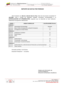 Reporte de Notas Epidemiología - Benicio Jebardo Navarro Paez