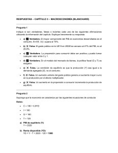 Respuestas Macroeconomía Blanchard Capítulo 3
