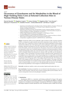 Zearalenone in Dairy Cows: Occurrence & Disease States
