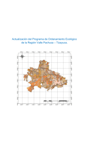 Programa Ordenamiento Ecol&oacute;gico Valle Pachuca-Tizayuca