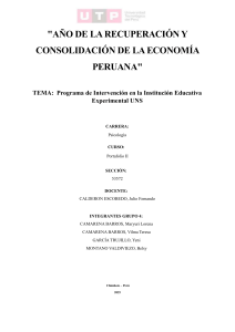 Programa de Intervención: Habilidades Sociales y Autoestima