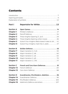 Chess Opening Repertoire: Beginner's Guide to 1.e4