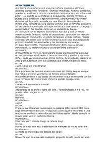Guion Teatral: Acto Primero - Drama en Oficina Moderna